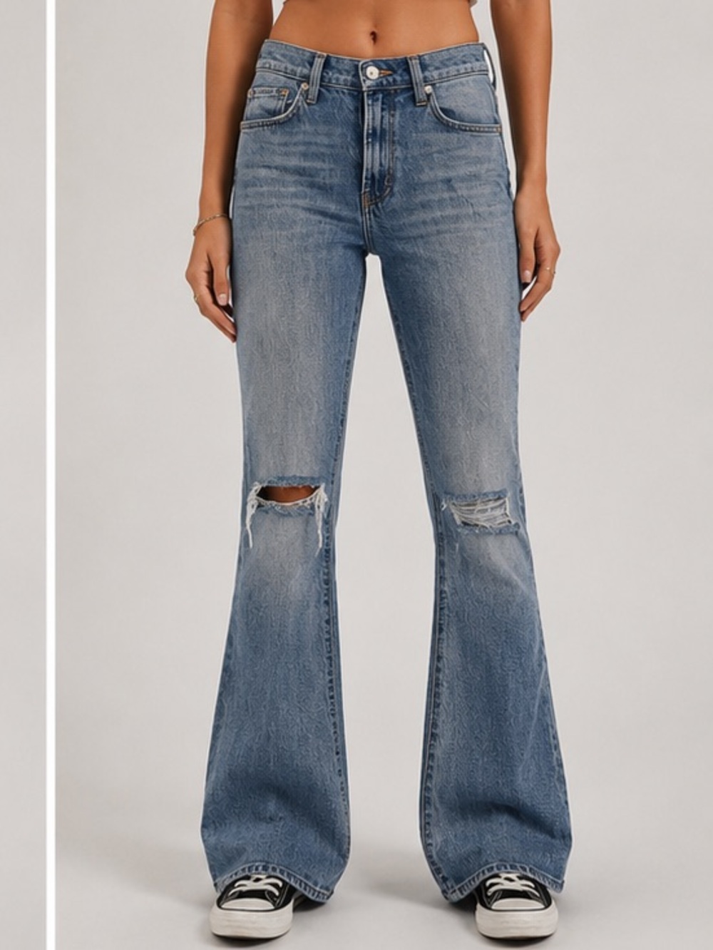 BDG Urban Outfitters High Rise Flare Distressed Jeans Size 26 – Read Description